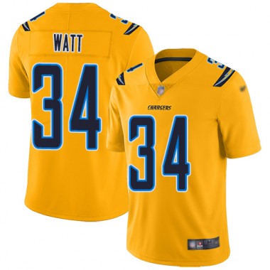 Los Angeles Chargers NFL Football Derek Watt Gold Jersey Youth Limited 34 Inverted Legend